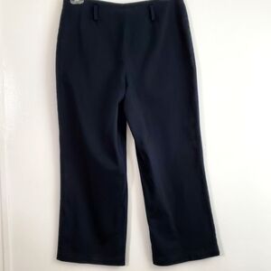 In Moda Womens Black Capri Pants Size 8